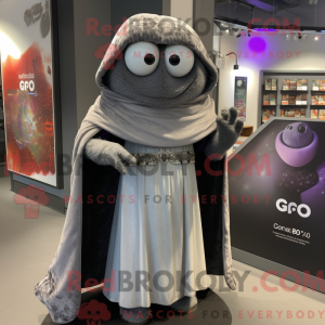 Gray Gyro mascot costume...