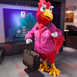 Costume mascotte de coq...