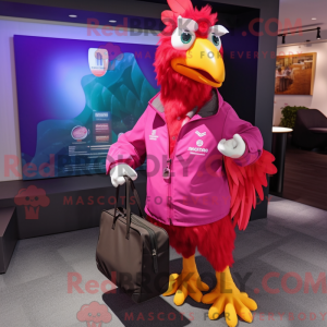 Magenta Rooster...