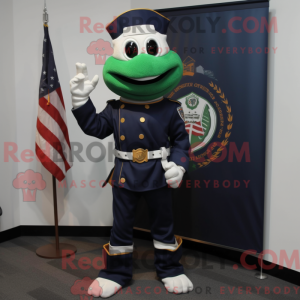Navy Irish Flag mascot...