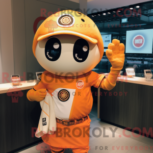 Orange Ramen mascot costume...