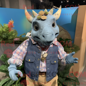 Triceratops maskot kostume...
