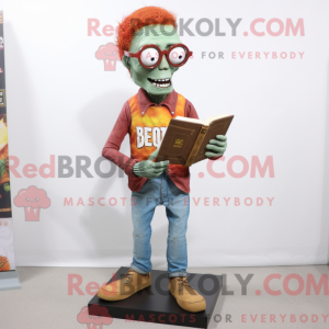 Rust Zombie mascot costume...
