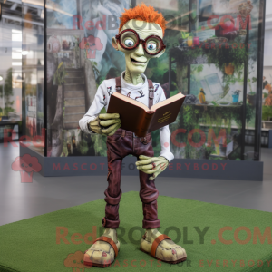 Rost Zombie Maskottchen...