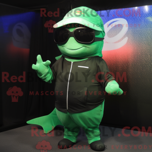 Green Killer Whale maskot...