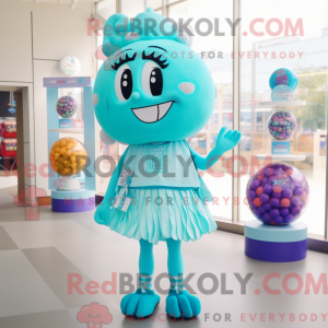 Figura de máscara Cyan...
