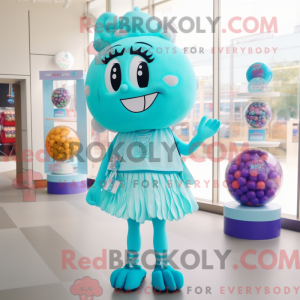 Postava maskota Cyan Candy...