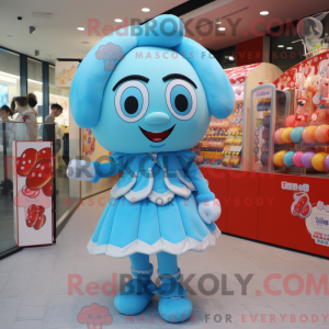 Postava maskota Cyan Candy...