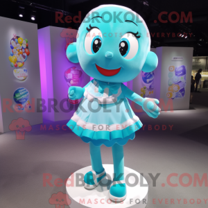 Postava maskota Cyan Candy...