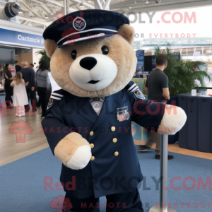 Maskotka Navy Teddy Bear...