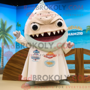 Cream Tuna maskot kostume...