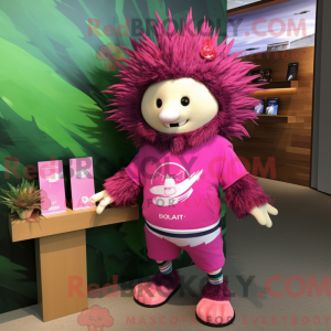 Disfraz de mascota Magenta...