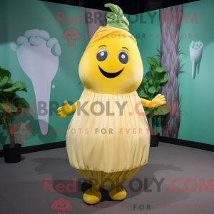 Mascotte de navet jaune...