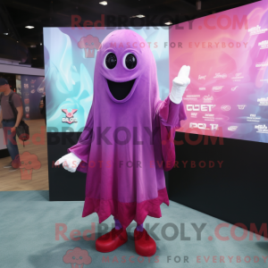 Magenta Ghost mascot...