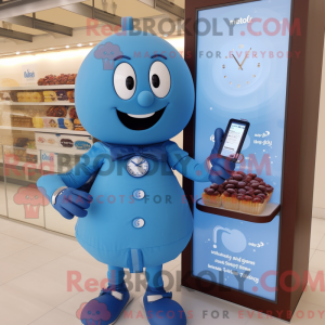 Blue Chocolates mascot...