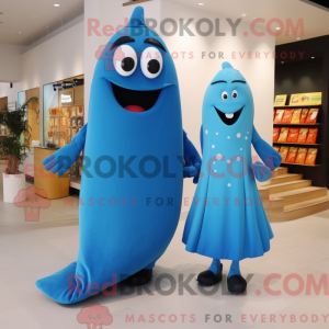 Blue Pepper-mascottekostuum...