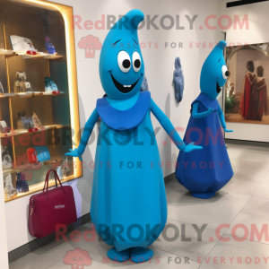 Blue Pepper maskot kostume...