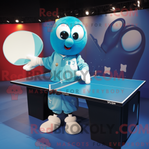 Cyan Ping Pong Tisch...
