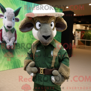 Forest Green Ram maskot...