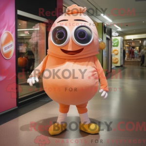Peach Cyclops mascot...