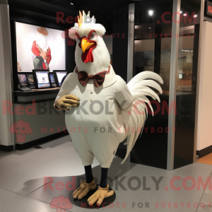 White Roosters maskot...