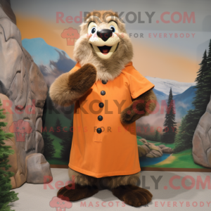 Marmot maskot kostume...