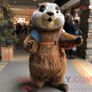Marmot mascottekostuum...