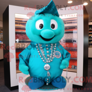 Turquoise Candy Box mascot...