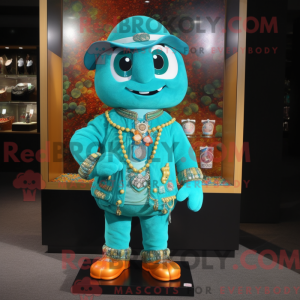 Turquoise Candy Box mascot...