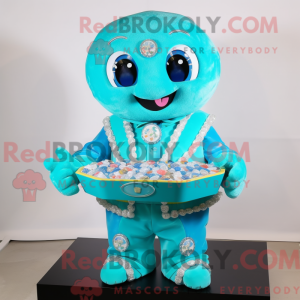 Turquoise Candy Box mascot...