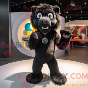 Black Tamer Lion mascot...