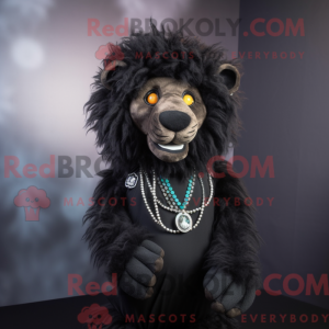 Black Tamer Lion mascot...