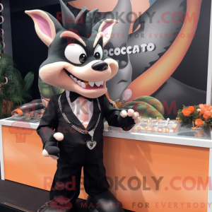 Peach Chupacabra maskot...
