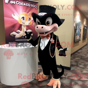 Peach Chupacabra mascot...