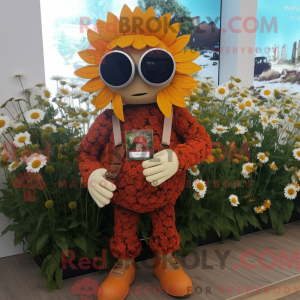 Costume mascotte de bouquet...