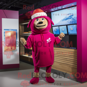 Disfraz de mascota Magenta...