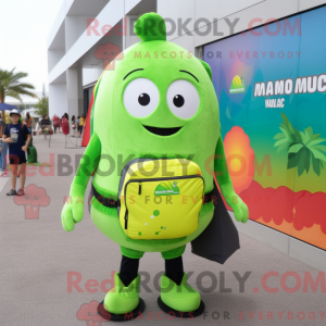 Lime Green Mango maskot...