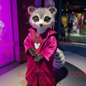 Magenta Civet mascot...