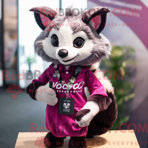 Magenta Civet mascot...