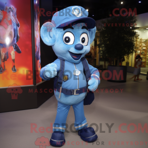 Postava maskota Blue Fire...