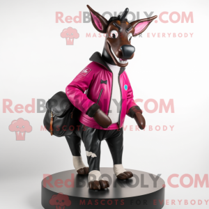 Magenta Okapi mascot...