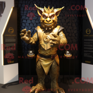 Gold Gargoyle maskot...