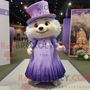 Lavender Hedgehog mascot...