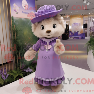 Lavender Hedgehog mascot...