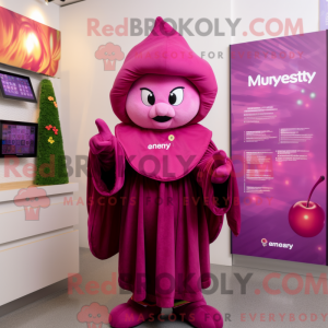 Magenta Cherry maskot...