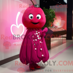 Magenta Cherry maskot...