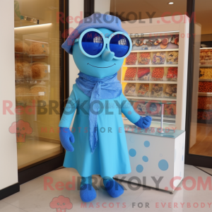 Blue Candy Box maskot...