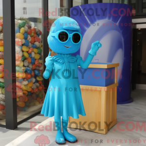 Blue Candy Box mascot...