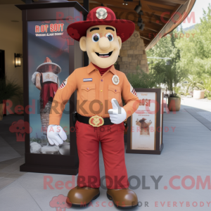 Rust Fire Fighter mascot...