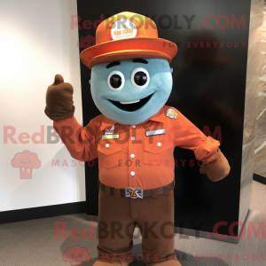 Rust Fire Fighter mascot...